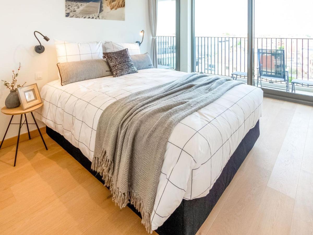 Luxurious Crystal Sea View Apartment With 2 Terraces Ostende Habitación foto