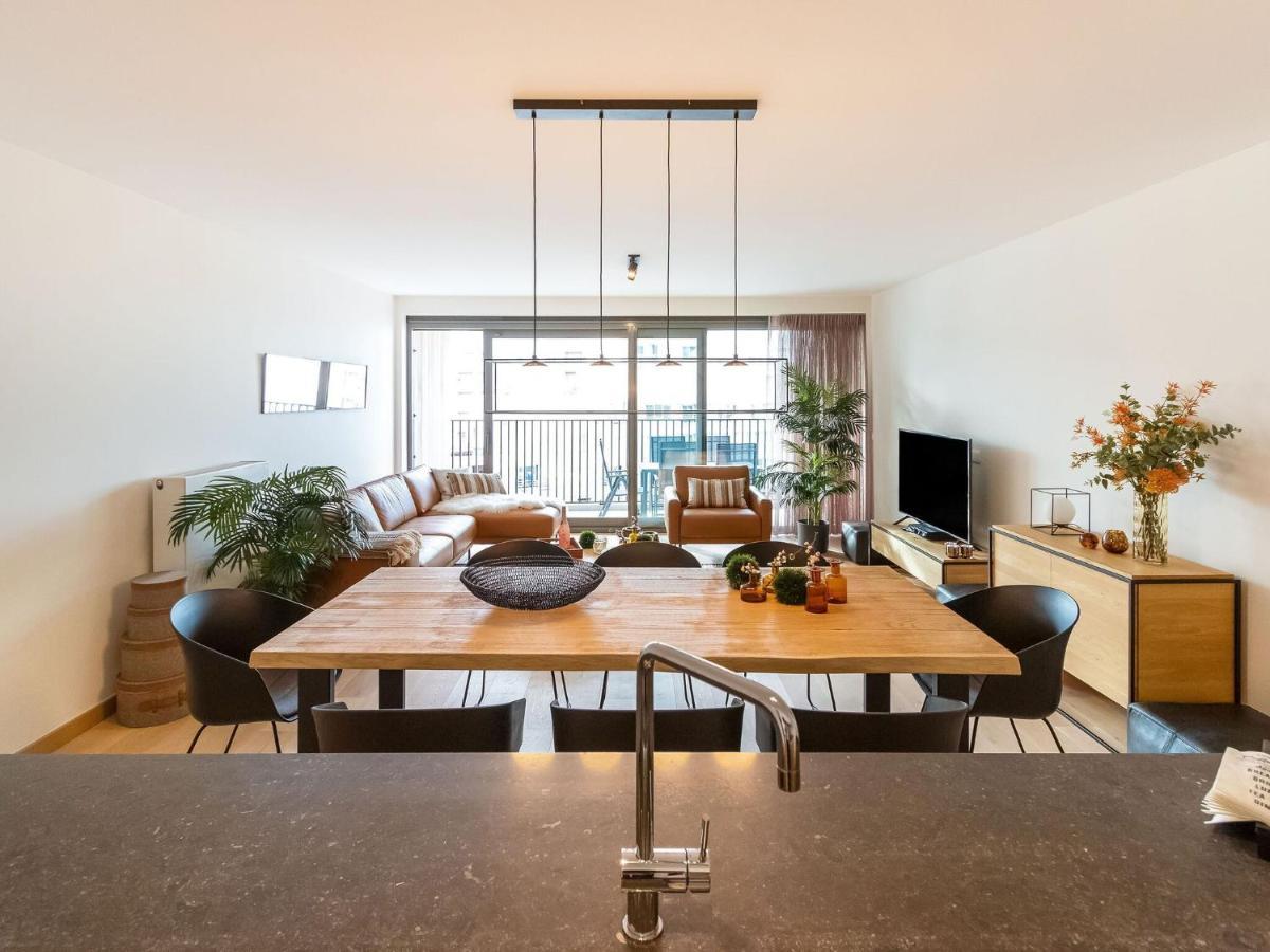 Luxurious Crystal Sea View Apartment With 2 Terraces Ostende Exterior foto